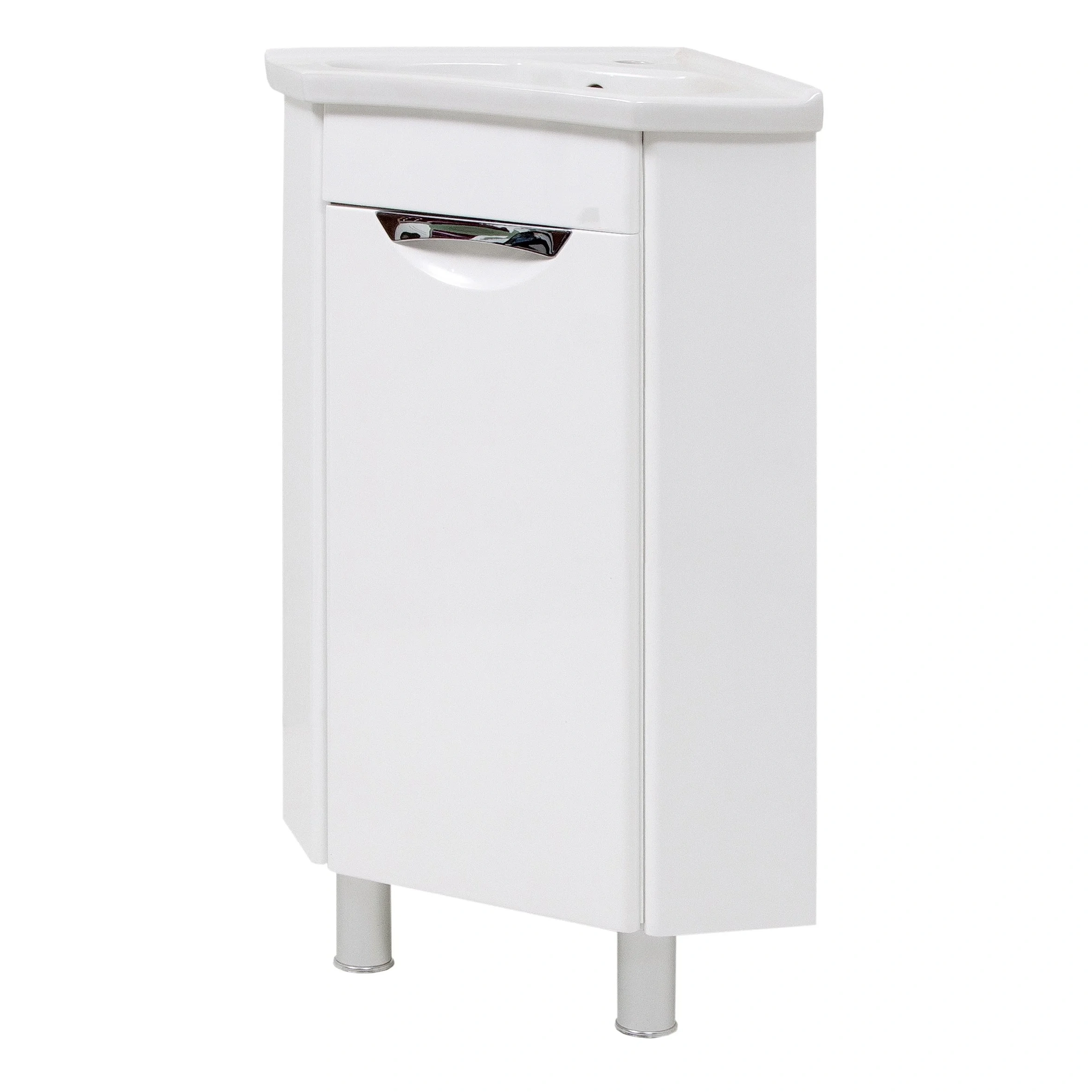 Тумба Кутова 40*40 з умив (Вр. Р, Права)