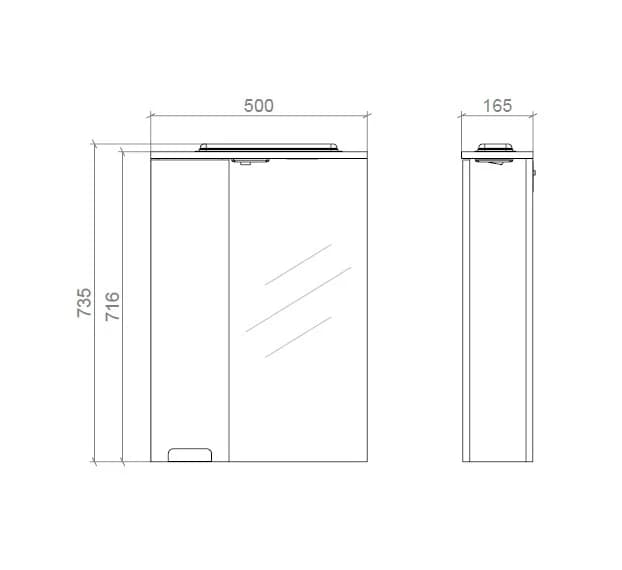 Mirror cabinet “Runa”
