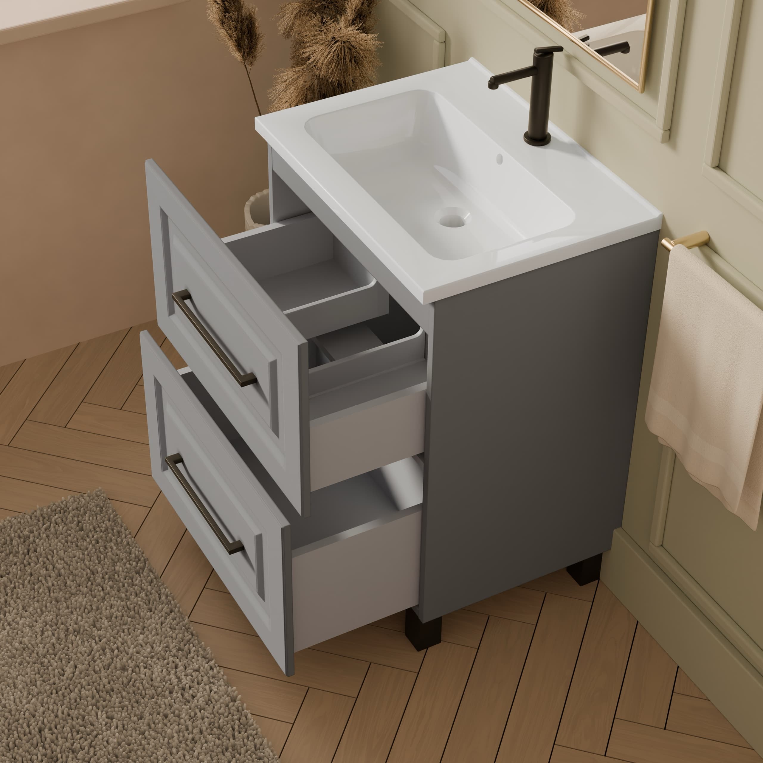 Floor-standing vanity unit “Denver”