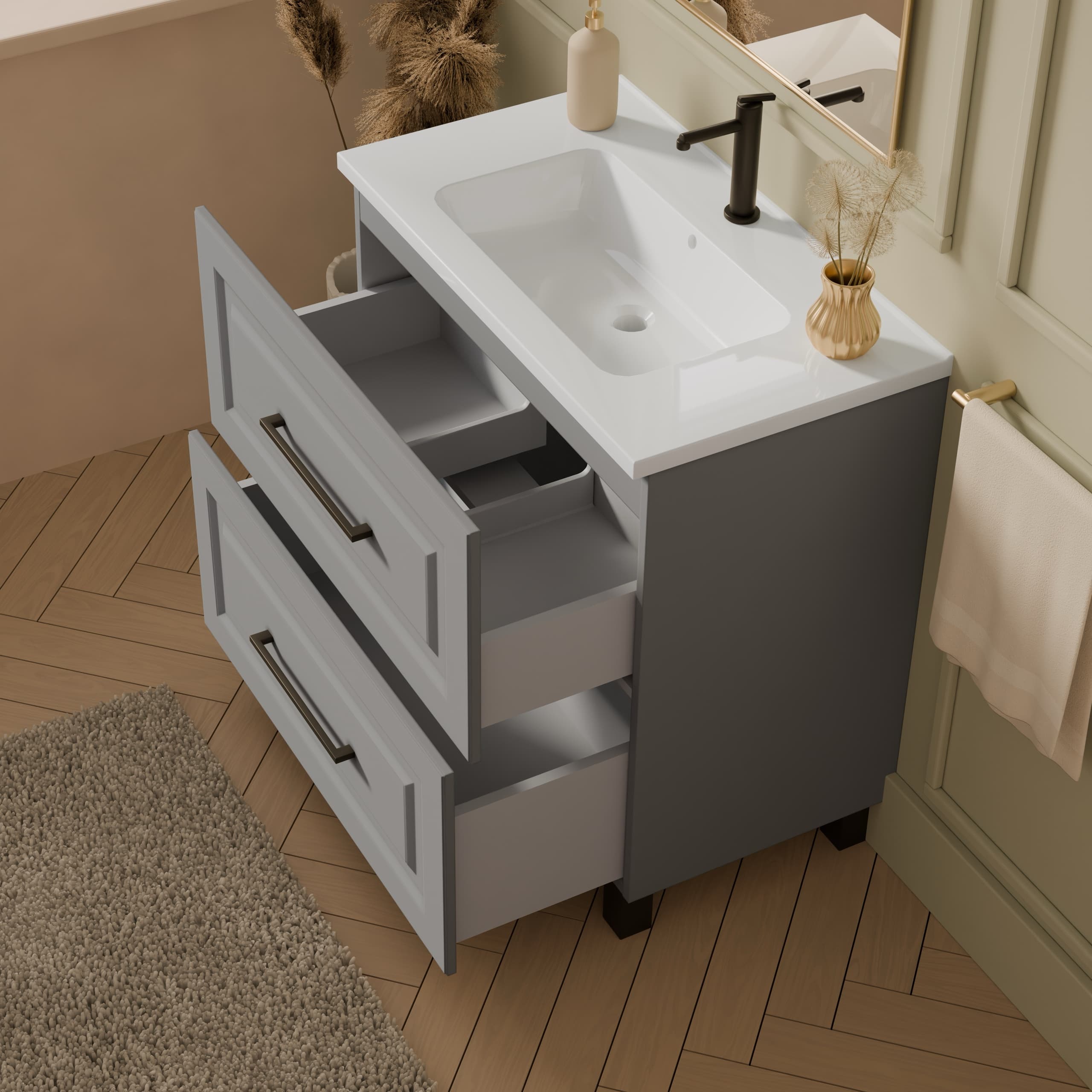 Floor-standing vanity unit “Denver”