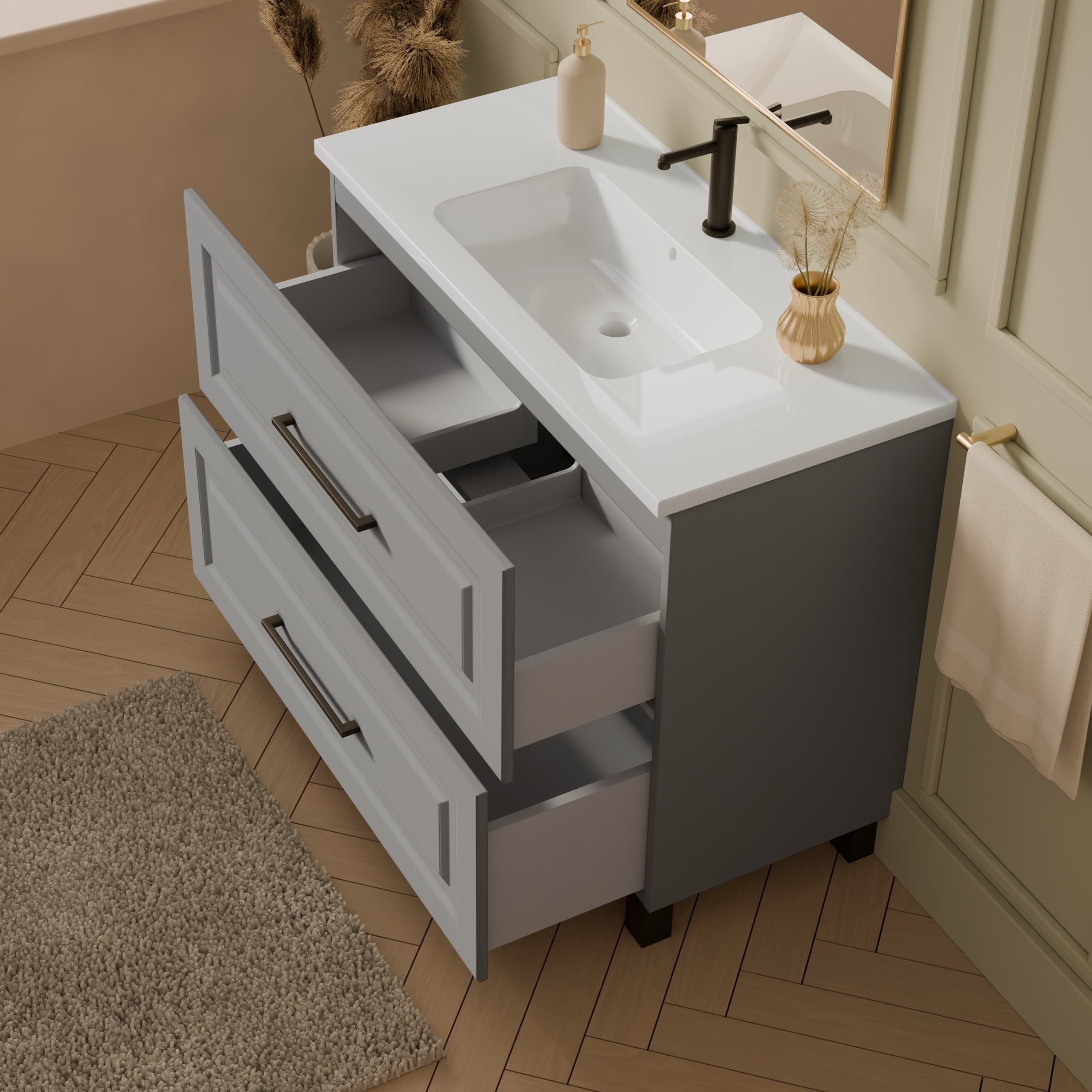 Floor-standing vanity unit “Denver”