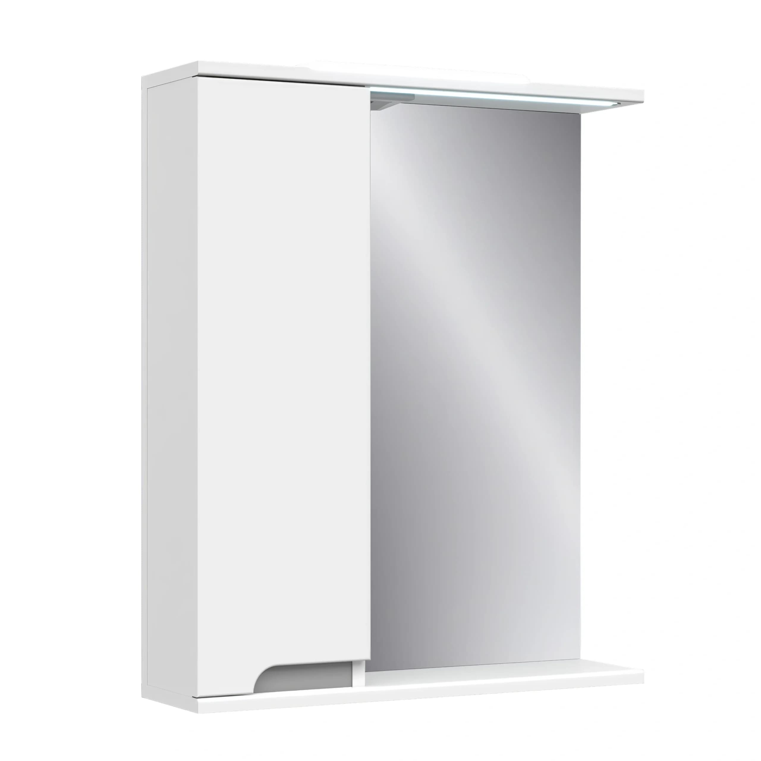 Illuminated mirror “Verona” with cabinet