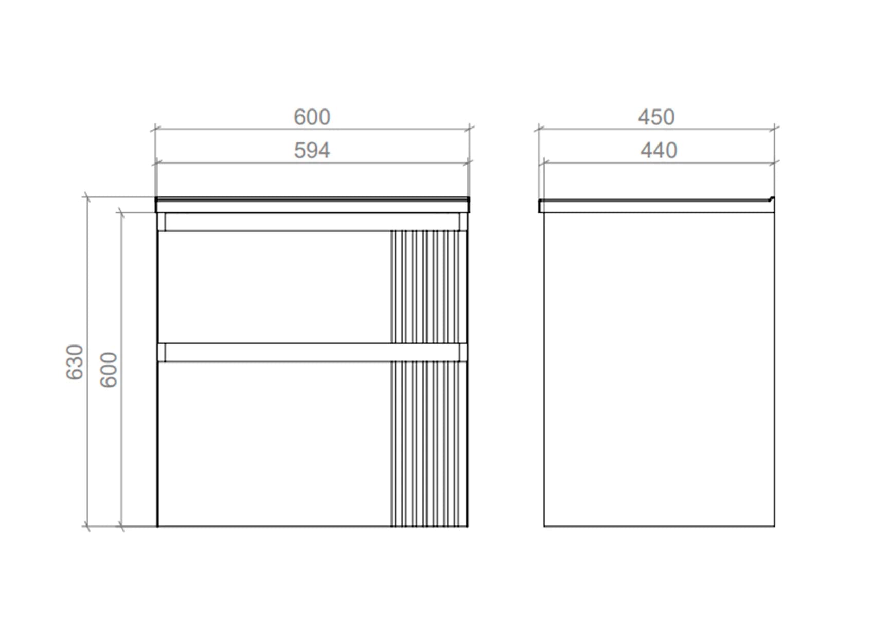 Wall-hung vanity unit “Rodeo”