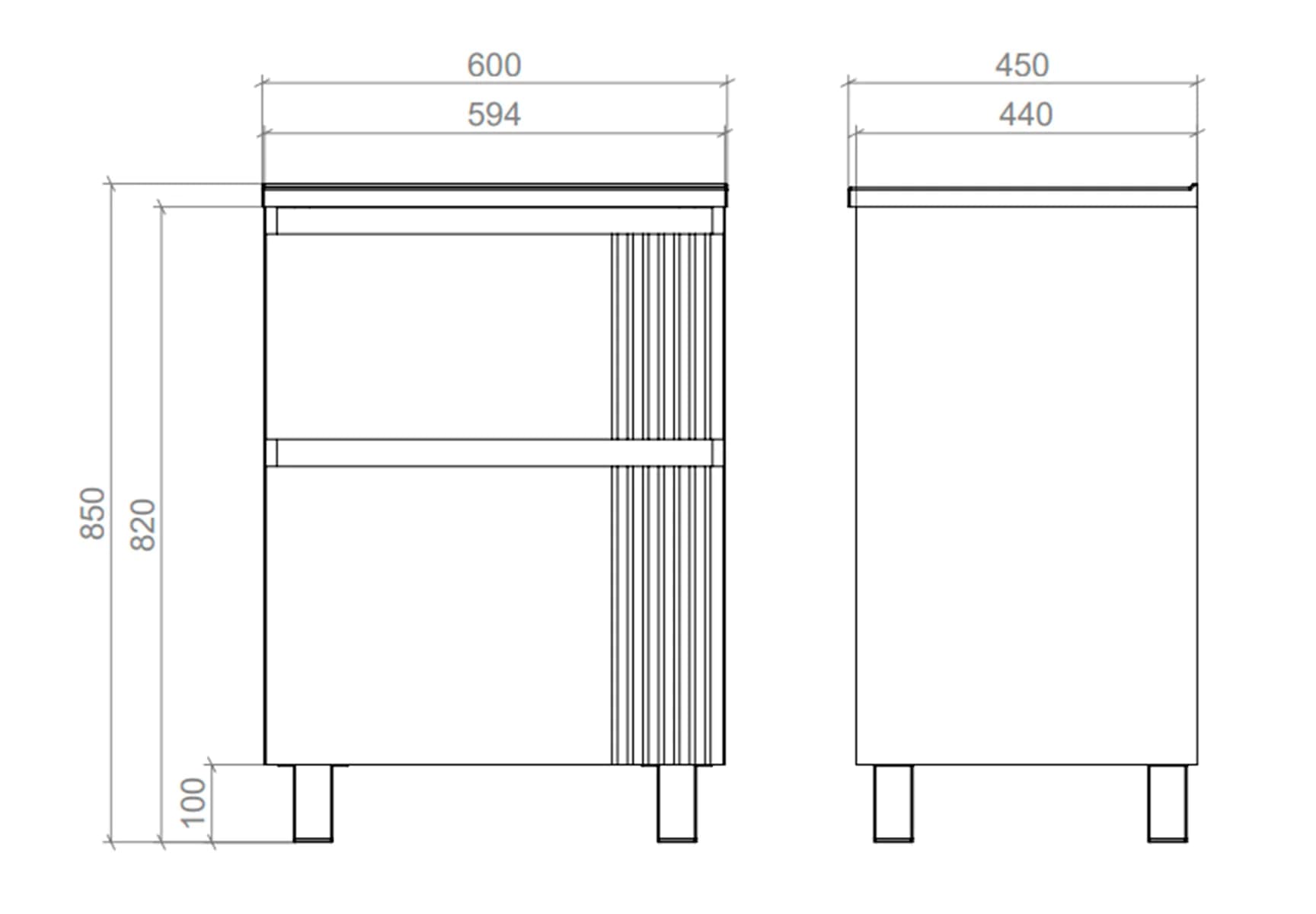 Floor-standing vanity unit “Rodeo”