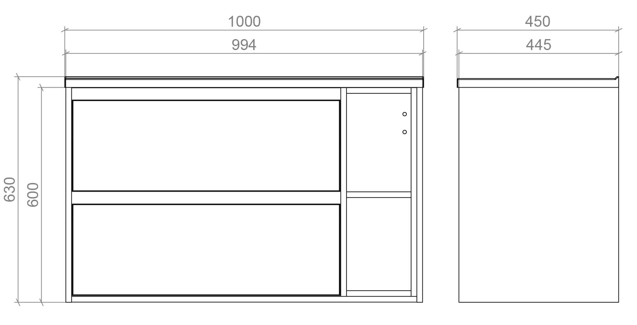 Vanity unit “Iris”