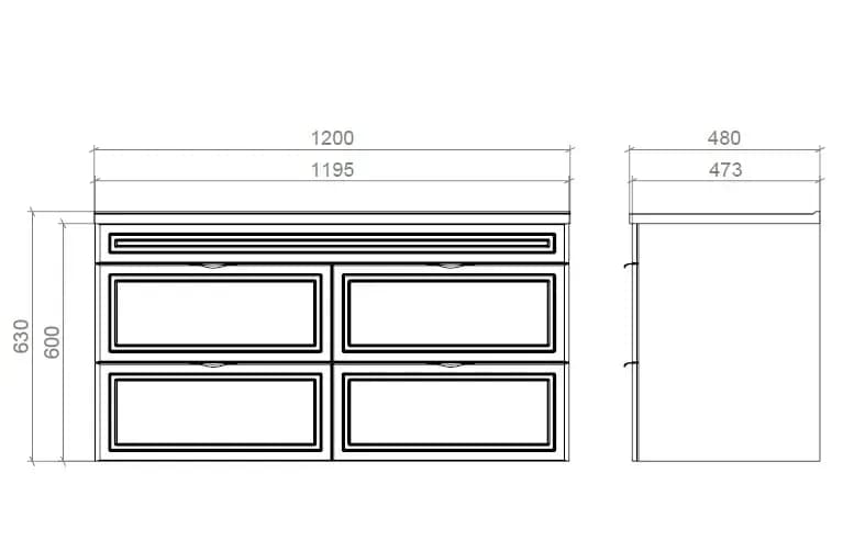 Тумба підвісна “Естель”