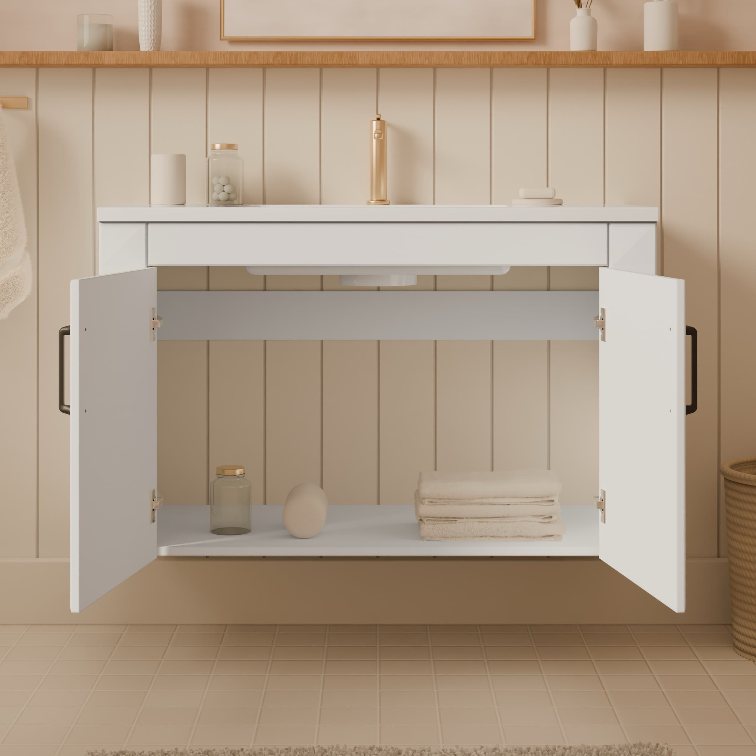 Meuble sous-vasque suspendu “Askold”