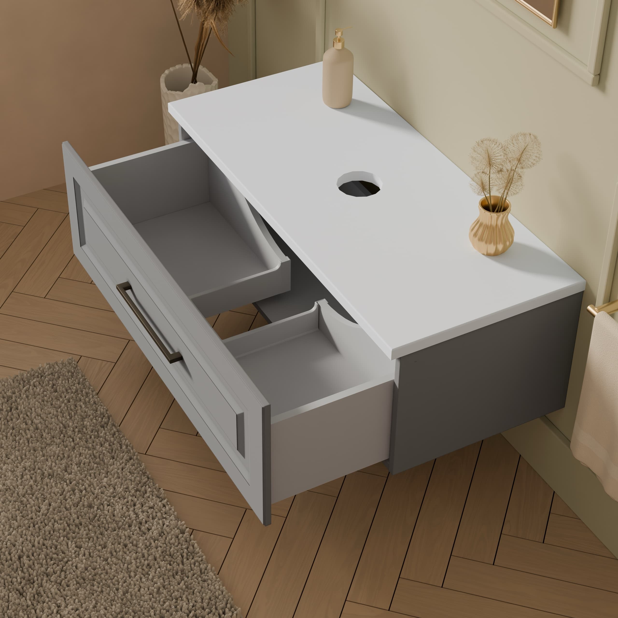 Wall-hung vanity unit “Denver”