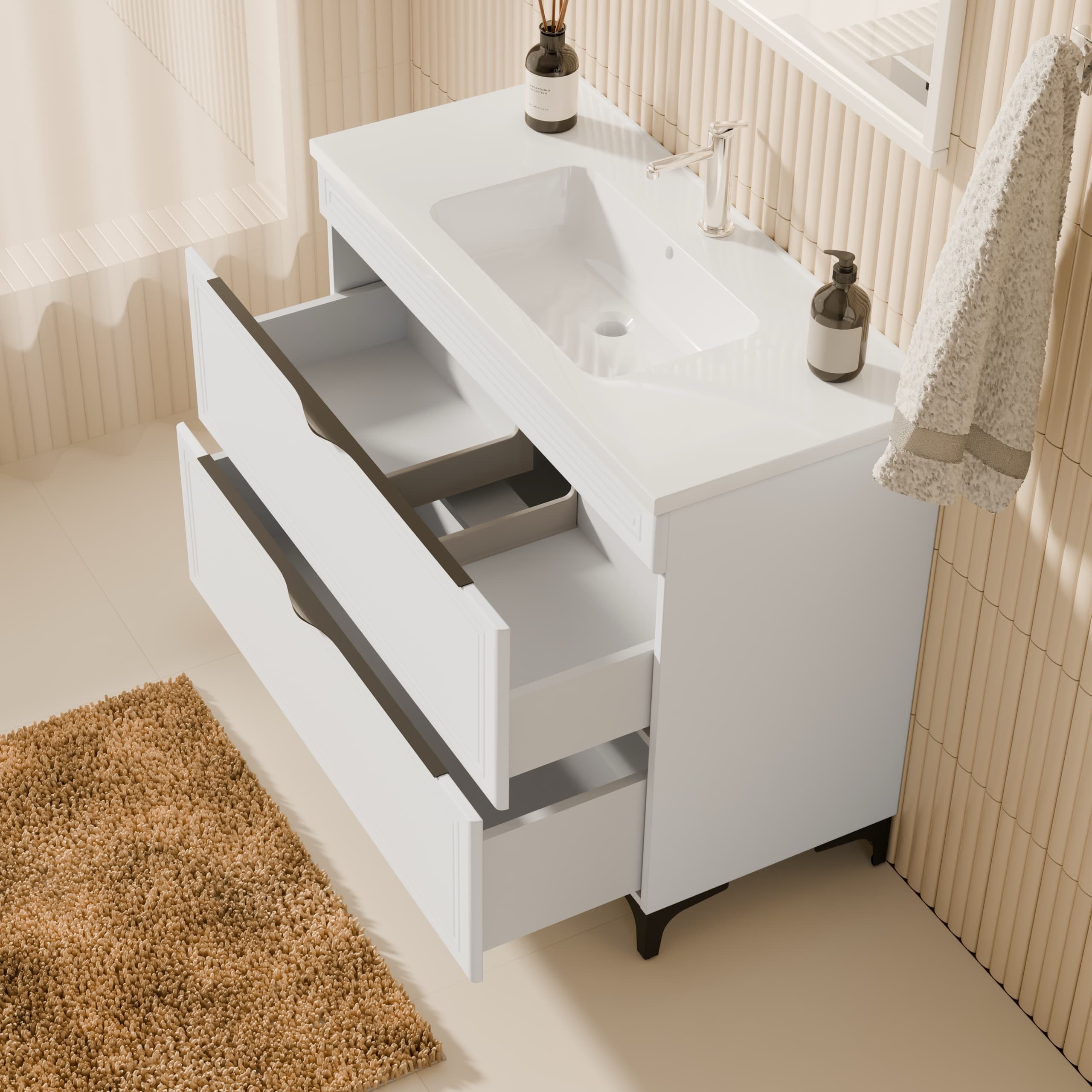 Floor-standing vanity unit “Estel”