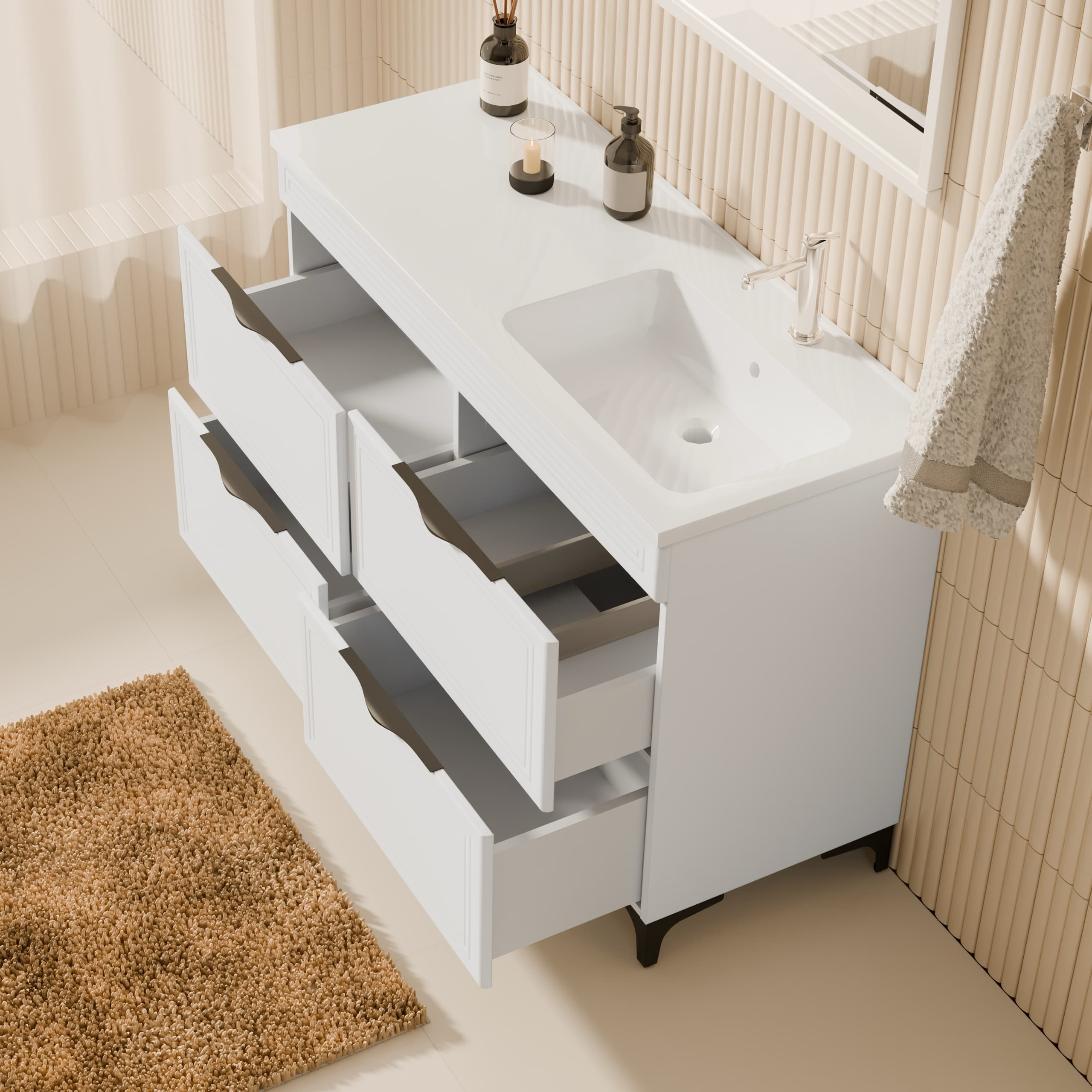 Floor-standing vanity unit “Estel”