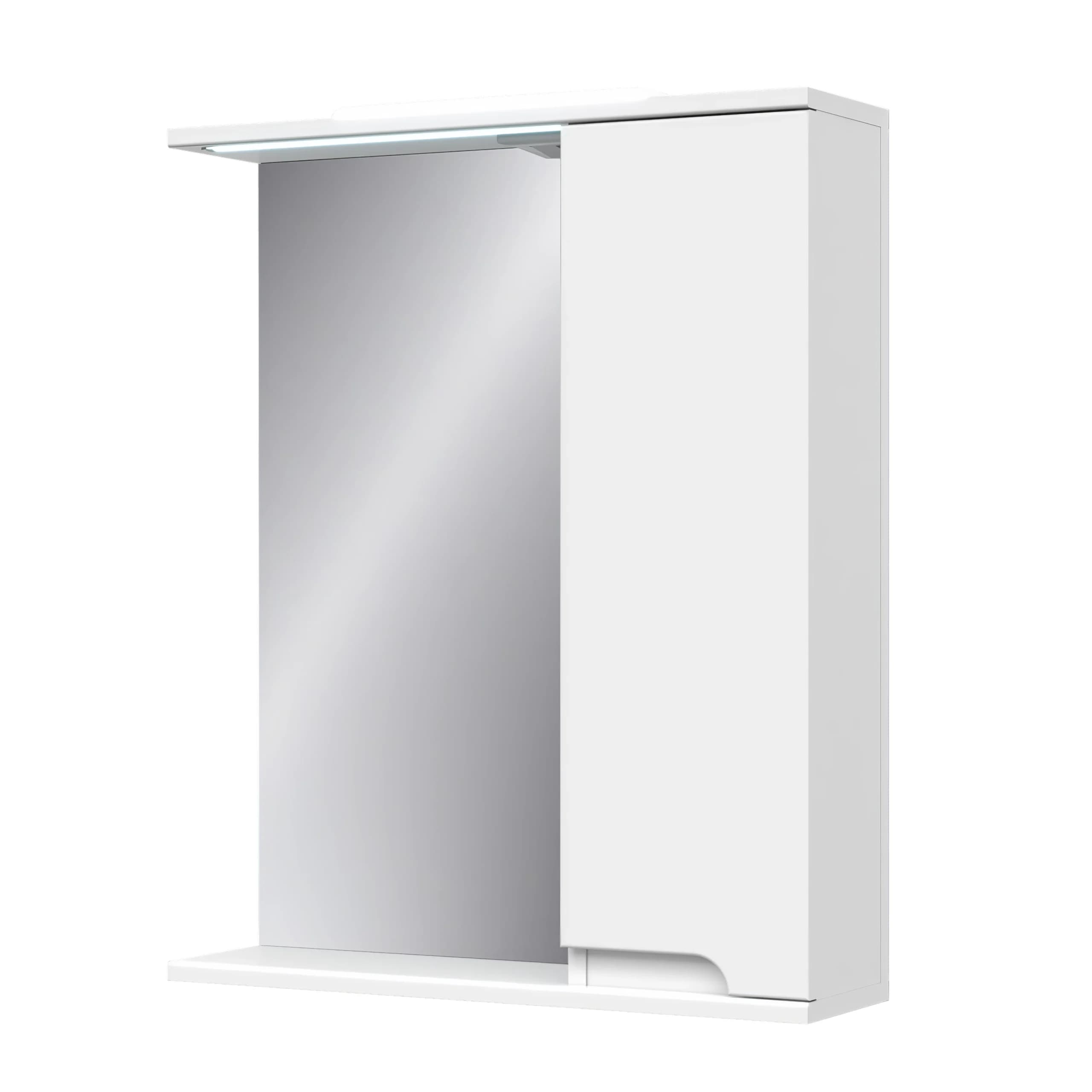 Illuminated mirror “Verona” with cabinet