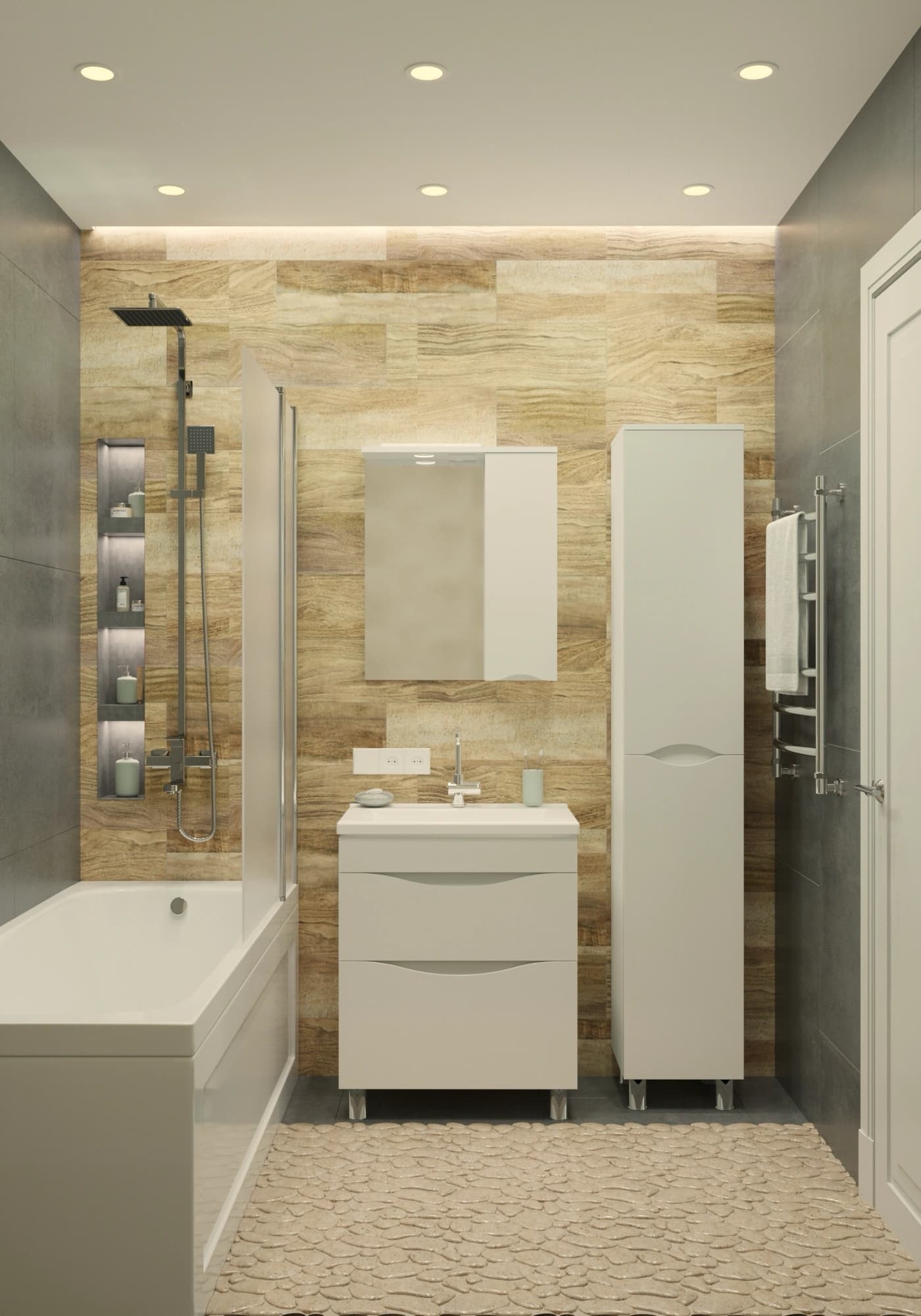 Floor-standing vanity unit “Smile”