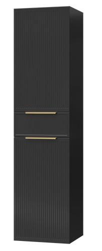 Підвісний пенал "Адель" шириною 40 см, чорного кольору, відкриття ліворуч 000007492 фото