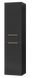 Підвісний пенал "Адель" шириною 40 см, чорного кольору, відкриття ліворуч 000007492 фото 1