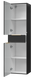 Підвісний пенал "Адель" шириною 40 см, чорного кольору, відкриття ліворуч 000007492 фото 2