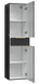 Підвісний пенал "Адель" шириною 40 см, чорного кольору, відкриття праворуч 000007549 фото 2
