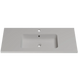 Підвісна тумба "Фест" шириною 100 см, білого кольору, ліва (корзина праворуч) 000008110 фото 4