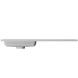 Підвісна тумба "Фест" шириною 120 см, антрацитового кольору, ліва (корзина для білизни праворуч) 000008113 фото 4