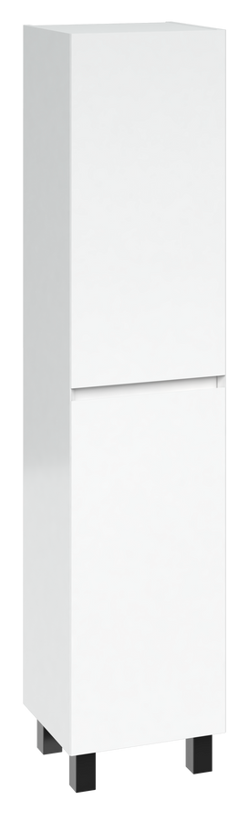 Пенал підлоговий "Етна" білий правий з корзиною 000007257 фото