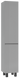 Пенал підлоговий "Родео" сірий правий 000007543 фото 1