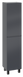 Пенал підлоговий "Етна" антрацит правий з корзиною 000007260 фото 1