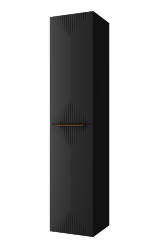 Підвісний пенал "Медокс" шириною 35 см, чорного кольору, відкриття ліворуч 000008086 фото