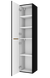 Підвісний пенал "Медокс" шириною 35 см, чорного кольору, відкриття ліворуч 000008086 фото 2