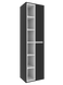 Підвісний пенал "Айріс" шириною 44 см, чорно кольору, відкриття праворуч 000008103 фото 1
