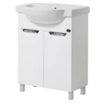 "Лора" Тумба з умив. "Акцент/FREJA 65" біла, вр.р