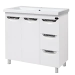 "Лора" Тумба з умив. "Комо 80" з 3-ма шух-ми, 2 дв, вр.р.