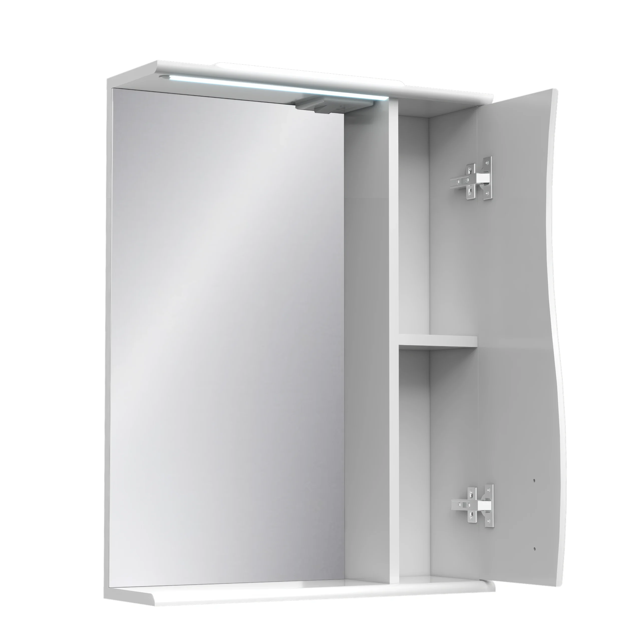 Дз.з св.з шкаф 55 роз, хвиля, біле, П - Зображення 2