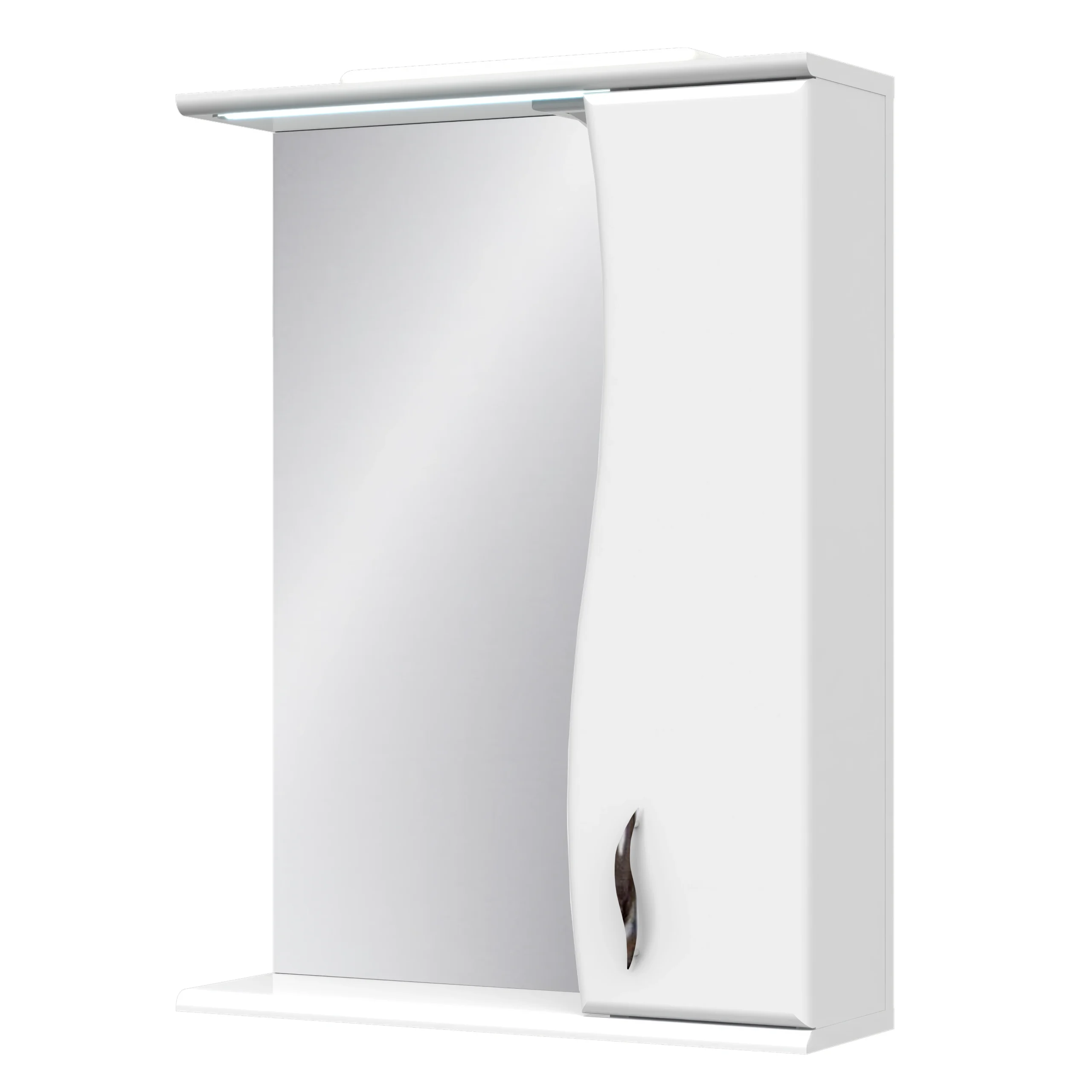 Дз.з св.з шкаф 55 роз, хвиля, біле, П