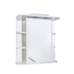 Шафа з дзеркалом з поличками і підсвіткою 60см Права