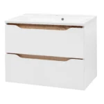 "Амелія" Тумба підвісна з умив. шк.Глорія 80 дуб сонома