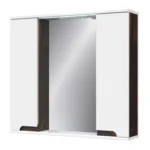 "Верона" Дзеркало з світ. з 2 шкаф. (до кінця) 80 венге