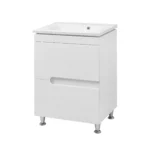 "Верона" Тумба з умив. "Комо 60" 2 ш (напр.прих монт) біла