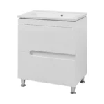 "Верона" Тумба з умив. "Комо 70" 2 ш (напр.прих.монт) біла