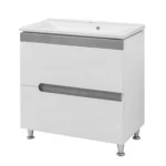 "Верона" Тумба з умив. "Комо 80" 2 ш (напр.прих.монт) сіре