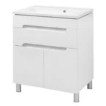 "Корнелія" Тумба нап з ум.шк.Глорія 70, 1ш (прих.монт) біла