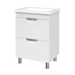 "Лора" Тумба з умив. "Комо 60" з 2 шухлядами, вр.р. напр.прих.монт