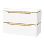 "Сакраменто" Тумба підвісна з ум. Глорія 90 2ш (біла)