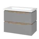 "Сакраменто" Тумба підвісна з ум. Глорія 70 2ш (сіра)