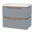 "Сакраменто" Тумба підвісна з ум. Глорія 90 2ш (сіра)