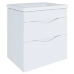 "Смайл" Тумба навісна з умив. Глорія 80 2ш біла (б/підсв)