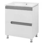 "Верона" Тумба з умив. "Глорія 100" 2 ш (напр.прих.монт) сіре