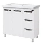 "Лора" Тумба з умив. шт.камінь "Глорія 80"" з 3-ма шух-ми, 2 дв, вр.р.