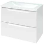 "Амелія" Тумба підвісна з умив. шк.Глорія 60 біла