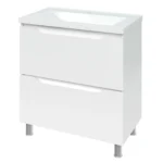 "Амелія" Тумба підлогова з умив. шк.Глорія 60 біла