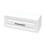 "Денвер" Тумба підвісна 100 біла, стільниця МДФ (біла)