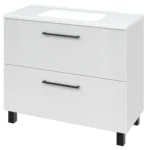 "Елара" Тумба підлогова з ум.Родео 100 біла